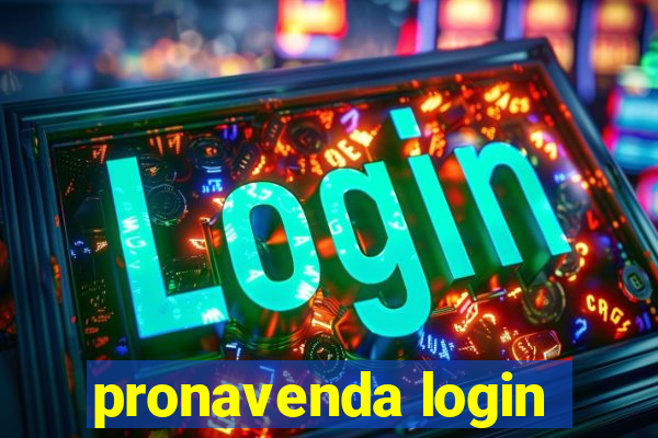 pronavenda login